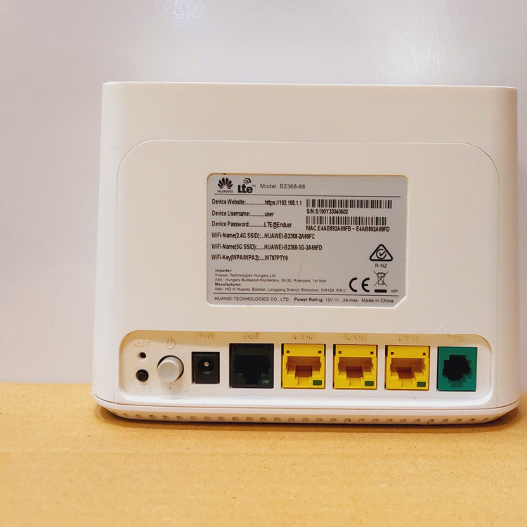 مودم هوآوی B2368 فضای باز ۴G/TD-LTE استوک A+